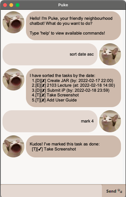 Puke Screenshot